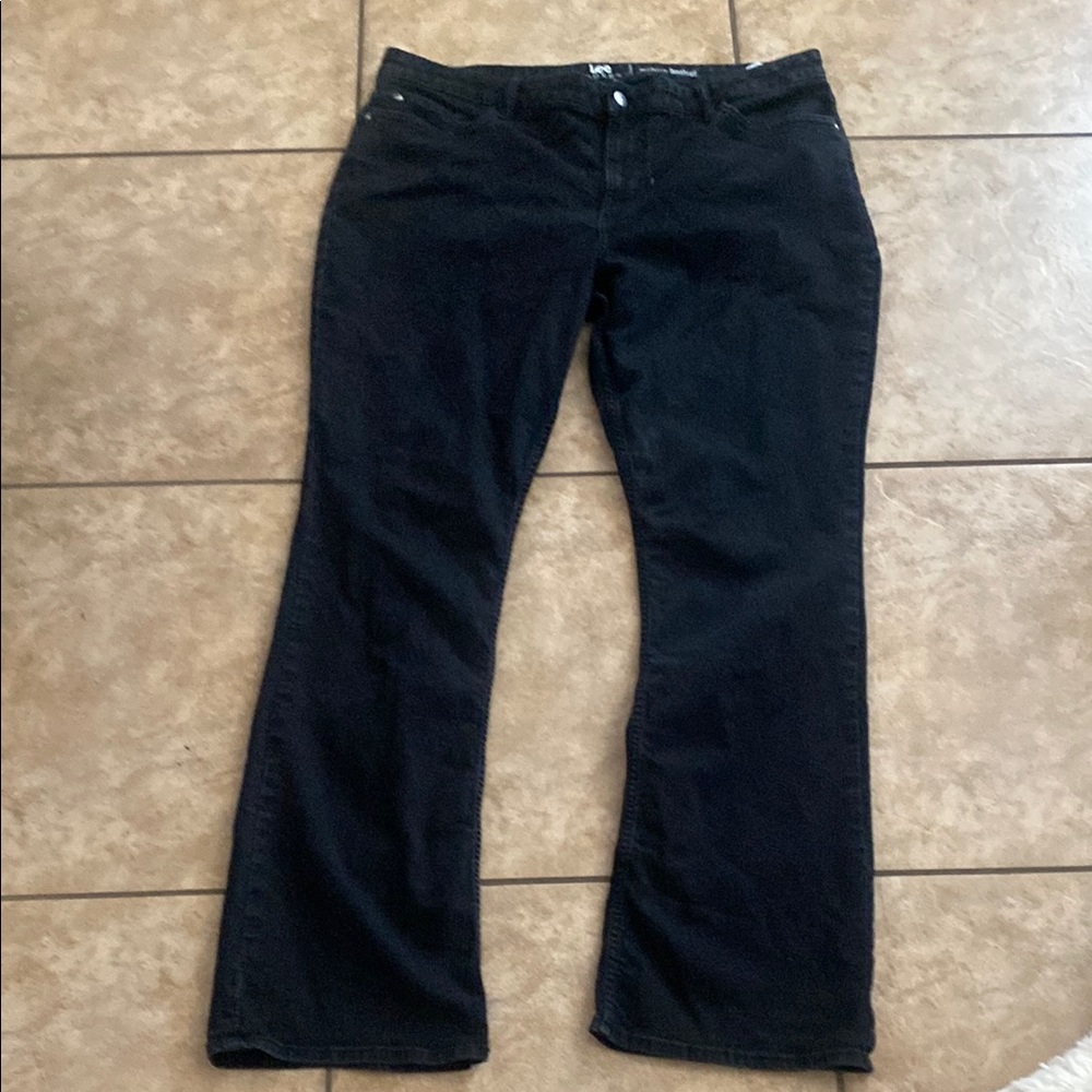 Lee Black Midrise Bootcut Jeans